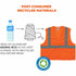 Tenacious Holdings, Inc Ergodyne 21997 Ergodyne GloWear 8205HL-ECO Recycled Hi-Vis Vests