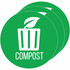 HLS Commercial HLSKERCCOMP3 HLS Commercial Refuse Bin Icon Sticker