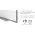 Ghent Manufacturing, Inc Ghent M4-23-1 Ghent Hygienic Porcelain Whiteboard with Aluminum Frame Ghent Manufacturing, Inc Ghent M4-23-1 Ghent Hygienic Porcelain Whiteboard with Aluminum Frame