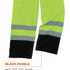 Tenacious Holdings, Inc GloWear 25423 GloWear 8915BK Class E Bottom Rain Pants