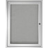 Ghent Manufacturing, Inc Ghent PA12418VX-193 Ghent 1 Door Enclosed Vinyl Bulletin Board with Satin Frame
