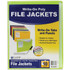 C-Line Products, Inc C-Line 63160 C-Line Write-On Poly File Jackets