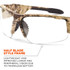 Tenacious Holdings, Inc Skullerz 52300 Skullerz Dagr Clear Lens Safety Glasses