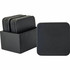 Dacasso Limited, Inc Dacasso A1043 Dacasso Leather Square Coaster Set