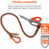 Tenacious Holdings, Inc Squids 19802 Squids 3100F(x) Tool Lanyard Single Carabiner - 10lbs Tenacious Holdings, Inc Squids 19802 Squids 3100F(x) Tool Lanyard Single Carabiner - 10lbs
