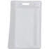 Baumgartens SICURIX 67825 SICURIX Vinyl Punched ID Badge Holders - Vertical