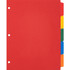 Business Source 01809 Business Source Plain Tab Color Polyethylene Index Dividers