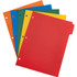 Business Source 01809 Business Source Plain Tab Color Polyethylene Index Dividers