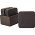 Dacasso Limited, Inc Dacasso A3443 Dacasso Leather Square Coaster Set