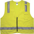 Tenacious Holdings, Inc GloWear 21489 GloWear 8262FRZ Hi-Vis Flame-resistant Surveyor Vest - Class 2, NFPA 70E, Mesh