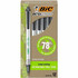 BIC CSEM11BK BIC Clic Stic Retractable Ball Pens