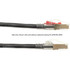 Black Box Corporation Black Box C6APC80S-BK-05 Black Box CAT6A 650-MHz Locking Snagless Patch Cable