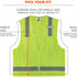 Tenacious Holdings, Inc GloWear 24027 GloWear 8249Z Type R Class 2 Economy Surveyors Vest