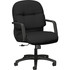 The HON Company HON HON2092CU10T HON Pillow-Soft Mid-Back Chair | Center-Tilt | Fixed Arms | Black Fabric