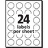 Avery Avery&reg; R1212 Avery&reg; Removable ID Labels
