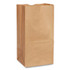 ROSS & WALLACE PAPER PRODUCTS, INC. GX6-500 Grocery Paper Bags, 6# Size, Extra-Heavy-Duty, 50# Basis Weight, 5.88" x 3.63" x 11", Kraft, 500/Bundle