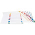 Business Source 21909 Business Source Color-coded Table of Contents/Tabs Index Dividers