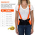 Tenacious Holdings, Inc Ergodyne 11884 Ergodyne ProFlex 100HV Economy Hi-Vis Back Brace Tenacious Holdings, Inc Ergodyne 11884 Ergodyne ProFlex 100HV Economy Hi-Vis Back Brace