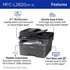 Brother Industries, Ltd Brother MFCL2820DWXL Brother Wireless MFC-L2820DW XL Compact Monochrome All-in-One Laser Printer with Copy, Scan and Fax, up to 4,200 pages¹ of toner included, Duplex and Mobile Printing