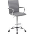 Norstar Office Products Inc Boss B16533C-GY Boss Ribbed Design Drafting Stool