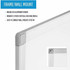 Bi-silque S.A Bi-silque MA03759214 Bi-silque Ayda Steel Dry Erase Board