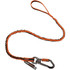 Tenacious Holdings, Inc Squids 19809 Squids 3109F(x) Dbl-Locking Single Carabiner Tool Lanyard with Swivel - 25lbs Tenacious Holdings, Inc Squids 19809 Squids 3109F(x) Dbl-Locking Single Carabiner Tool Lanyard with Swivel - 25lbs