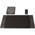 Dacasso Limited, Inc Protacini D6237 Protacini Castlerock Gray Italian Patent Leather 3-Piece Desk Set