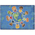 Carpets for Kids 4417 Carpets for Kids Give The Planet A Hug Rug