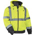 Tenacious Holdings, Inc GloWear 24478 GloWear 8379 Type R Class 3 Hi-Vis Fleece Lined Bomber Jacket