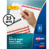 Avery Avery&reg; LSK8UB Avery&reg; Print & Apply Label Unpunched Dividers - Index Maker Easy Apply Label Strip