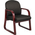 Norstar Office Products Inc Boss B9570-BK Boss Mahogany Frame Side Chair
