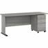 Bush Industries, Inc Bush Business Furniture STA004PGSU Bush Business Furniture Studio A 72W Computer Desk with 3-Drawer Mobile File Cabinet