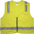 Tenacious Holdings, Inc GloWear 21483 GloWear 8262FRZ Hi-Vis Flame-resistant Surveyor Vest - Class 2, NFPA 70E, Mesh
