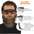 Tenacious Holdings, Inc Ergodyne 55104 Ergodyne Skullerz OSMIN Anti-Scratch & Enhanced Anti-Fog Safety Glasses, Sunglasses