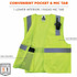 Tenacious Holdings, Inc Ergodyne 24521 Ergodyne GloWear 8210HL Mesh Hi-Vis Safety Vest