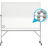 Ghent Manufacturing, Inc Ghent ARM4M434 Ghent Hygienic Porcelain Mobile Whiteboard with Aluminum Frame