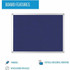 Bi-silque S.A MasterVision FA03439214 MasterVision Ayda Fabric 24"W Bulletin Board