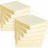 Business Source 36612 Business Source Yellow Repositionable Adhesive Notes