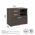 Bush Industries, Inc Bush Business Furniture HYF130SGSU-Z Bush Business Furniture Hybrid Office Storage Cabinet with Drawers and Shelves