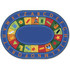 Carpets for Kids 9506 Carpets for Kids Bilingual Early Learning Oval Rug