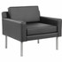 Norstar Office Products Inc Boss 8001BK Boss Antimicrobial Vinyl Lounge Chair