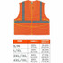 Tenacious Holdings, Inc Ergodyne 20987 Ergodyne GloWear Type R Class 2 Hi-Vis Mesh Vest