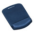 Fellowes, Inc. Fellowes 9287301 Fellowes PlushTouch&trade; Mouse Pad Wrist Rest with Microban&reg; - Blue