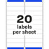 Avery Avery&reg; 8461 Avery&reg; Easy Peel White Inkjet Mailing Labels