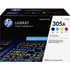 HP Inc. HP CE305AQ1 HP 305A (CE305AQ1) Original Laser Toner Cartridge - Combo Pack - Black, Cyan, Magenta, Yellow - 4 / Carton HP Inc. HP CE305AQ1 HP 305A (CE305AQ1) Original Laser Toner Cartridge - Combo Pack - Black, Cyan, Magenta, Yellow - 4 / Carton
