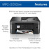 Brother Industries, Ltd Brother MFC-J1010DW Brother MFC-J1010DW Wireless Inkjet Multifunction Printer - Color