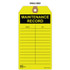 Avery Avery&reg; 62431 Avery&reg; Preprinted MAINTENANCE RECORD Hang Tags