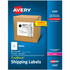 Avery Avery&reg; 5165 Avery&reg; Shipping Labels, Permanent Adhesive, 8-1/2" x 11" , 100 Labels (5165)