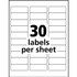 Avery Avery® 18660 Avery® Matte Clear Address Labels - Sure Feed Technology Avery Avery® 18660 Avery® Matte Clear Address Labels - Sure Feed Technology