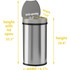 HLS Commercial HLS13HX HLS Commercial 13-Gallon Semi-Round Sensor Trash Can